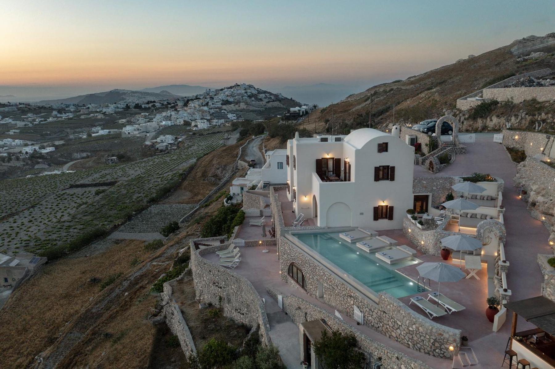 Zatrikion Santorini Villas Пиргос Экстерьер фото